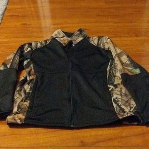 Men's Guide Gear Camo Trim Softshell Jacket